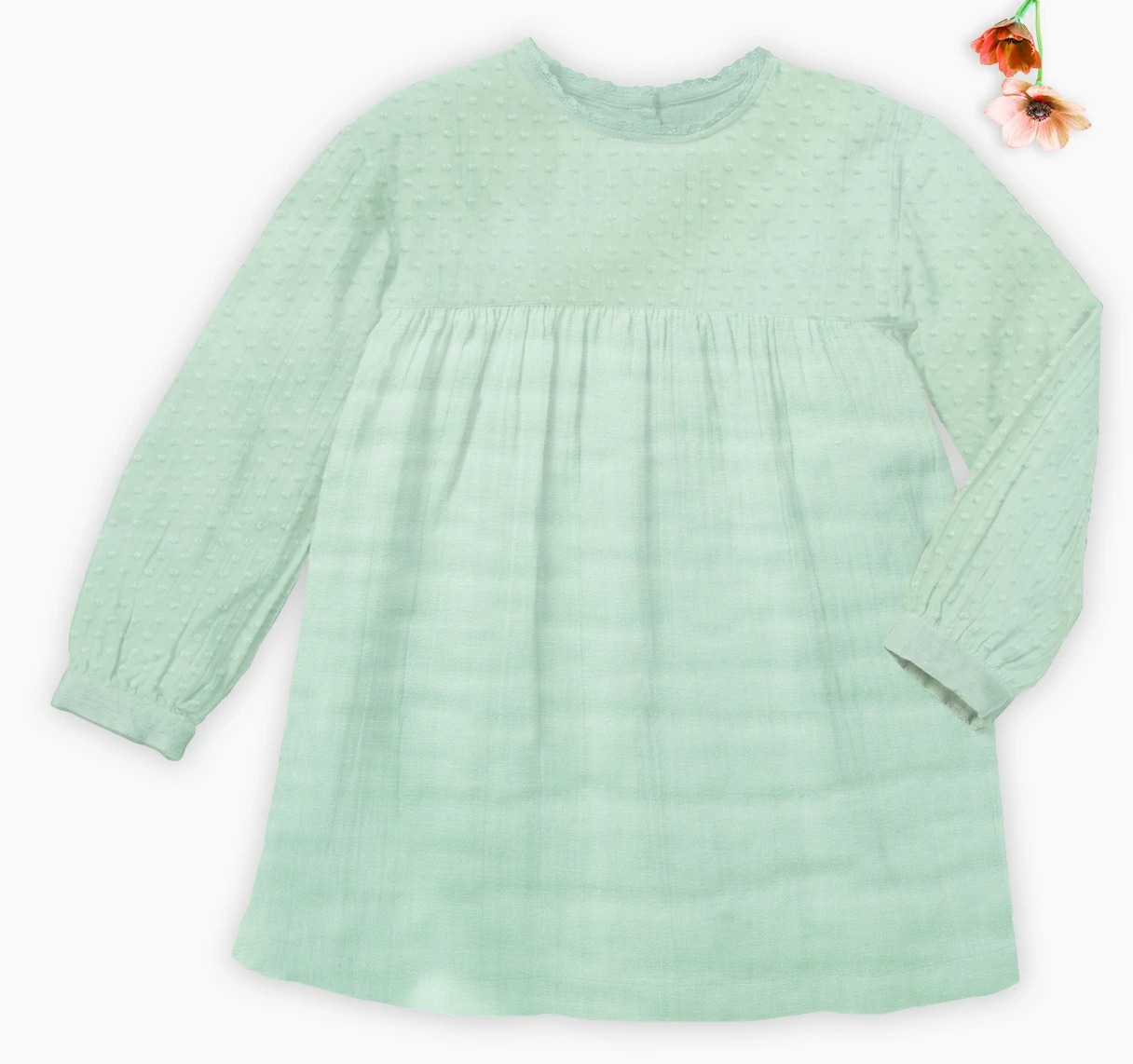 konpeitou dots 60/ローン生地カットドビーワッシャー加工　綿100%【5色】hfs010【生地幅107cm】