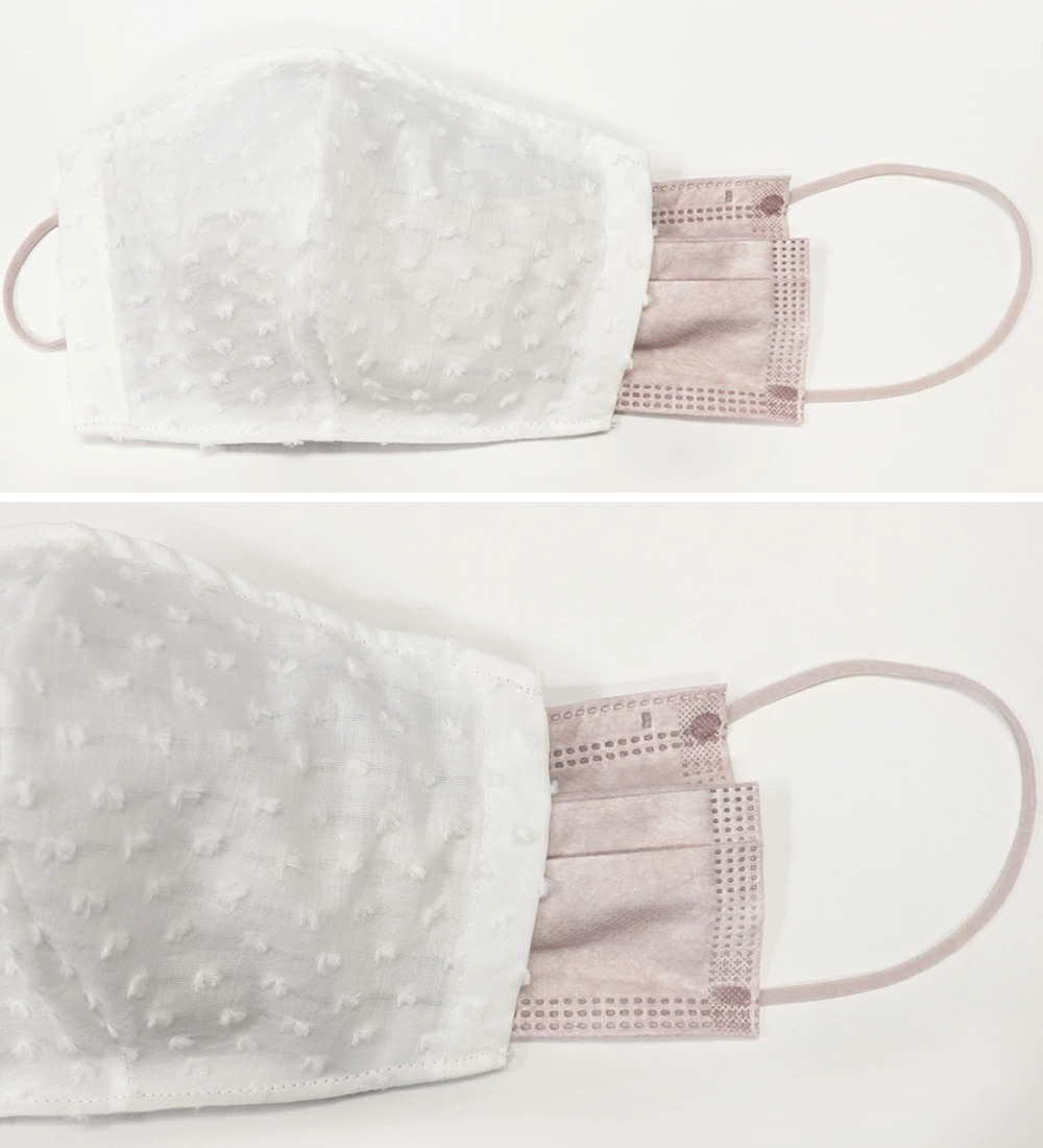 konpeitou dots 60/ローン生地カットドビーワッシャー加工　綿100%【5色】hfs010【生地幅107cm】