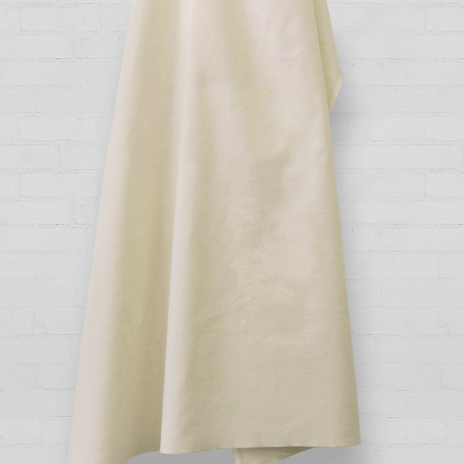綾,パジャマ,布ナプキン,寝間着,起毛ネル,厚地,コーヒードリップ,湿布用,アイロン台,靴磨き,有機,organic,無漂白,無染色,日本製,20×16/2両面起毛加工フラン ネル生地 スノーホワイト90cm巾